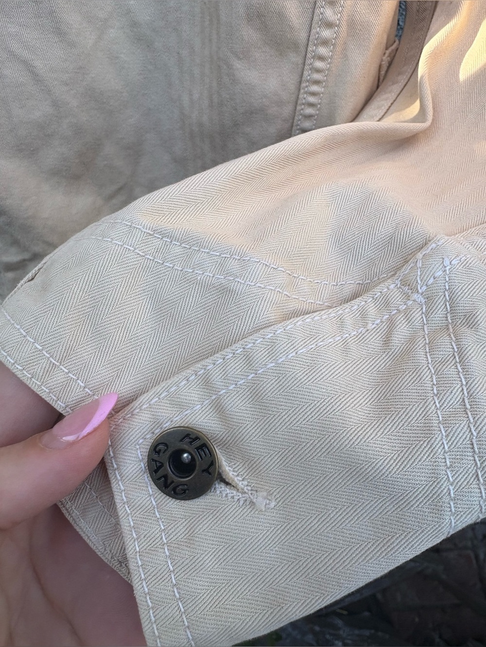 Hey Gang Barn Jacket + Chore Pants in Natural - Picture 8 of 14